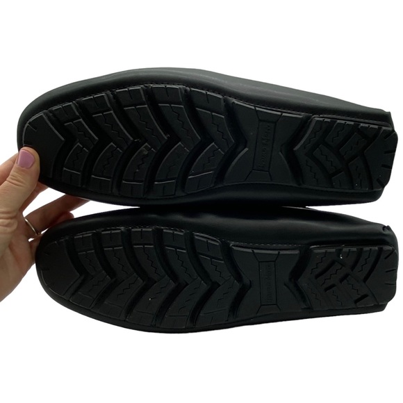 Bruno Marc Penny Loafers Men's Black Vegan Leather Slip On Size 10.5 - Picture 8 of 10